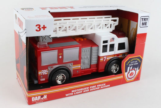 NY27200-2 FDNY MOTORIZED LADDER TRUCK WITH LIGHTS & SOUND