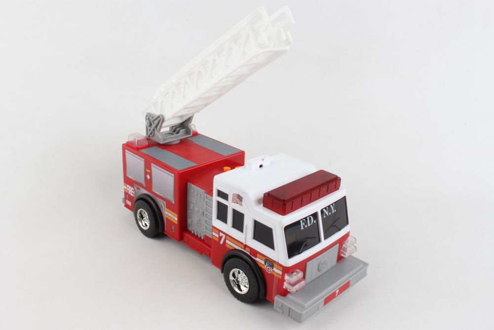 NY27200-2 FDNY MOTORIZED LADDER TRUCK WITH LIGHTS & SOUND