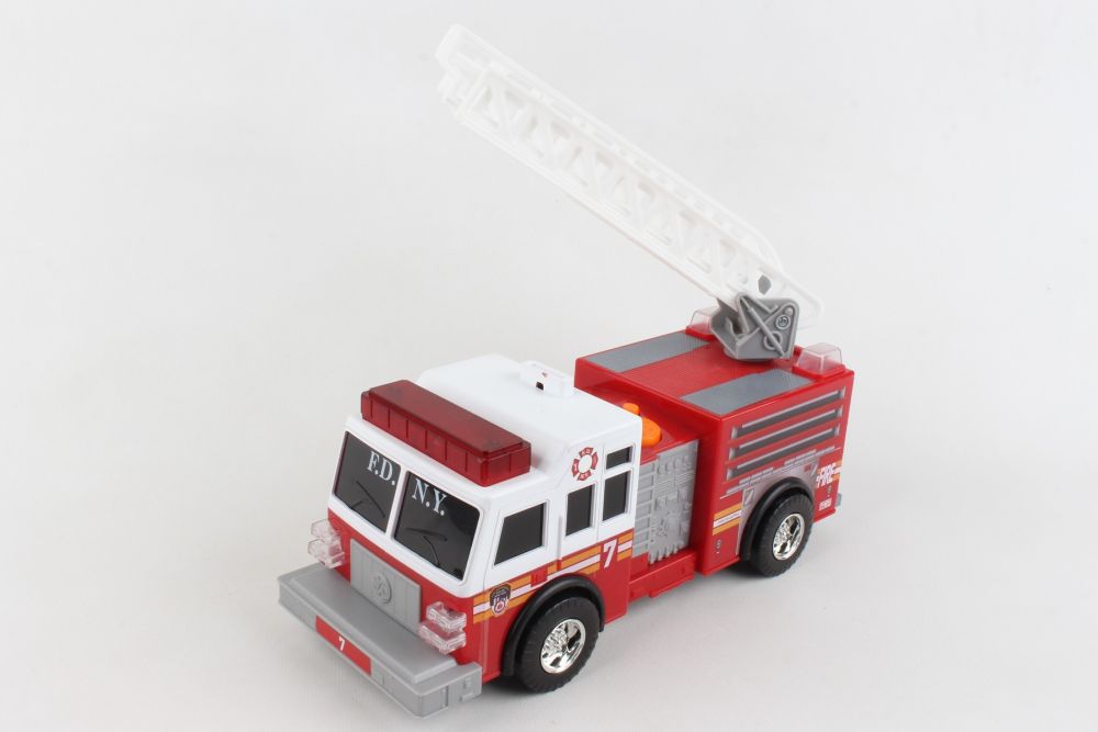 NY27200-2 FDNY MOTORIZED LADDER TRUCK WITH LIGHTS & SOUND