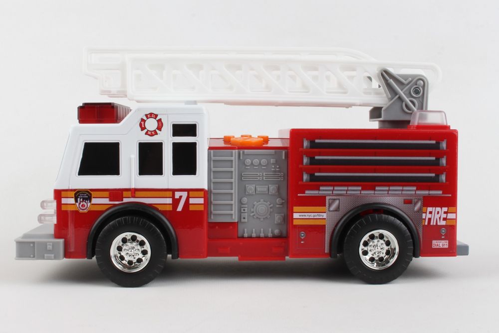 NY27200-2 FDNY MOTORIZED LADDER TRUCK WITH LIGHTS & SOUND