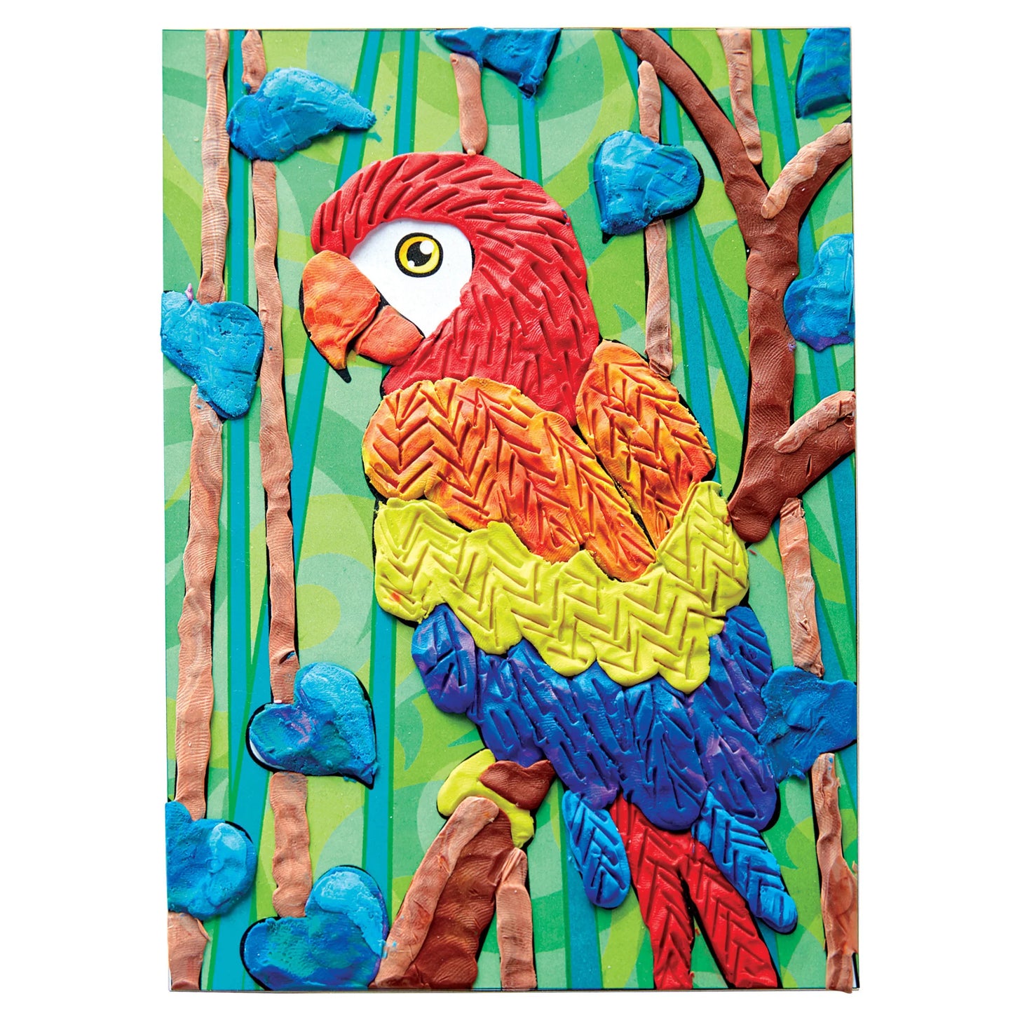 Do Art Coloring with Clay