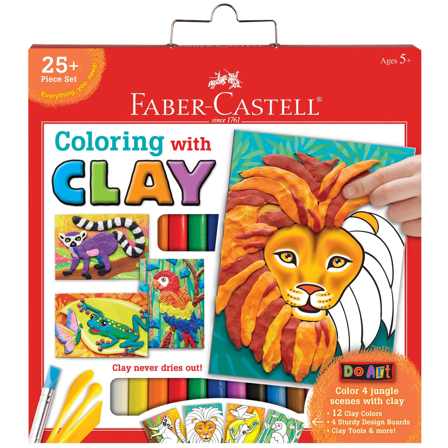 Do Art Coloring with Clay