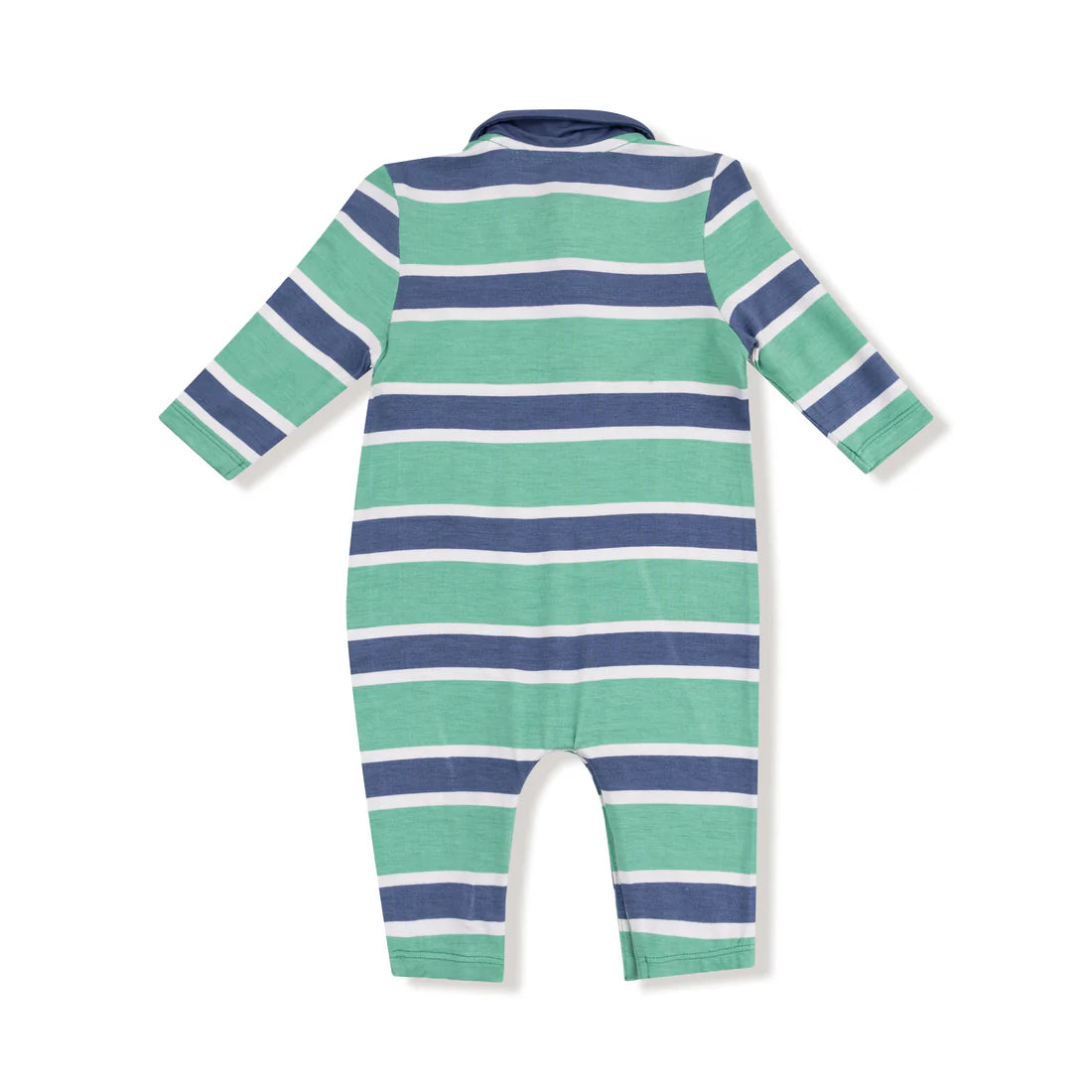 Rugby Stripe Polo Romper