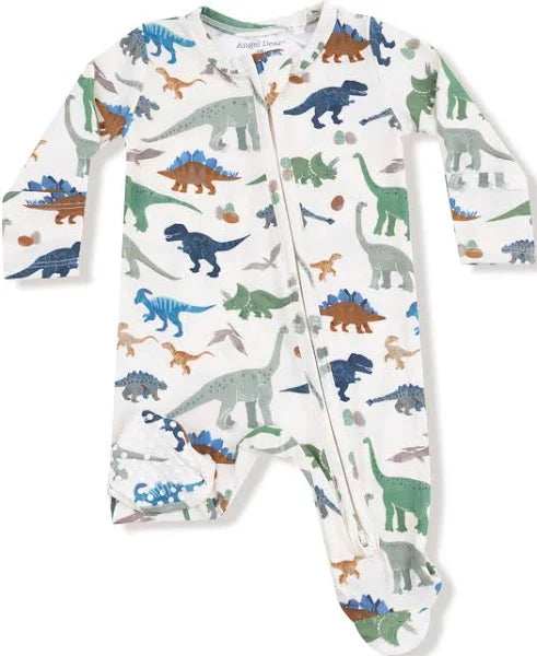 Washy Dinos Zipper Footie