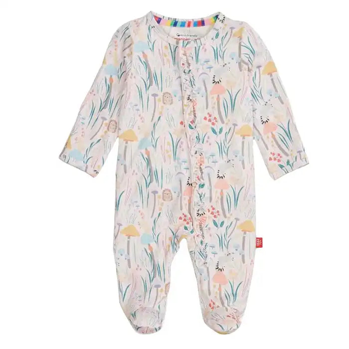 Shroom and Bloom Magnetic Ruffle Footie