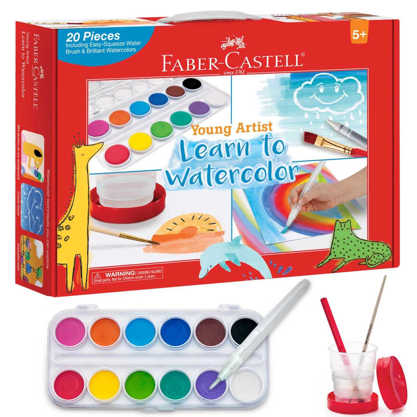 Young Artist Learn to Watercolor