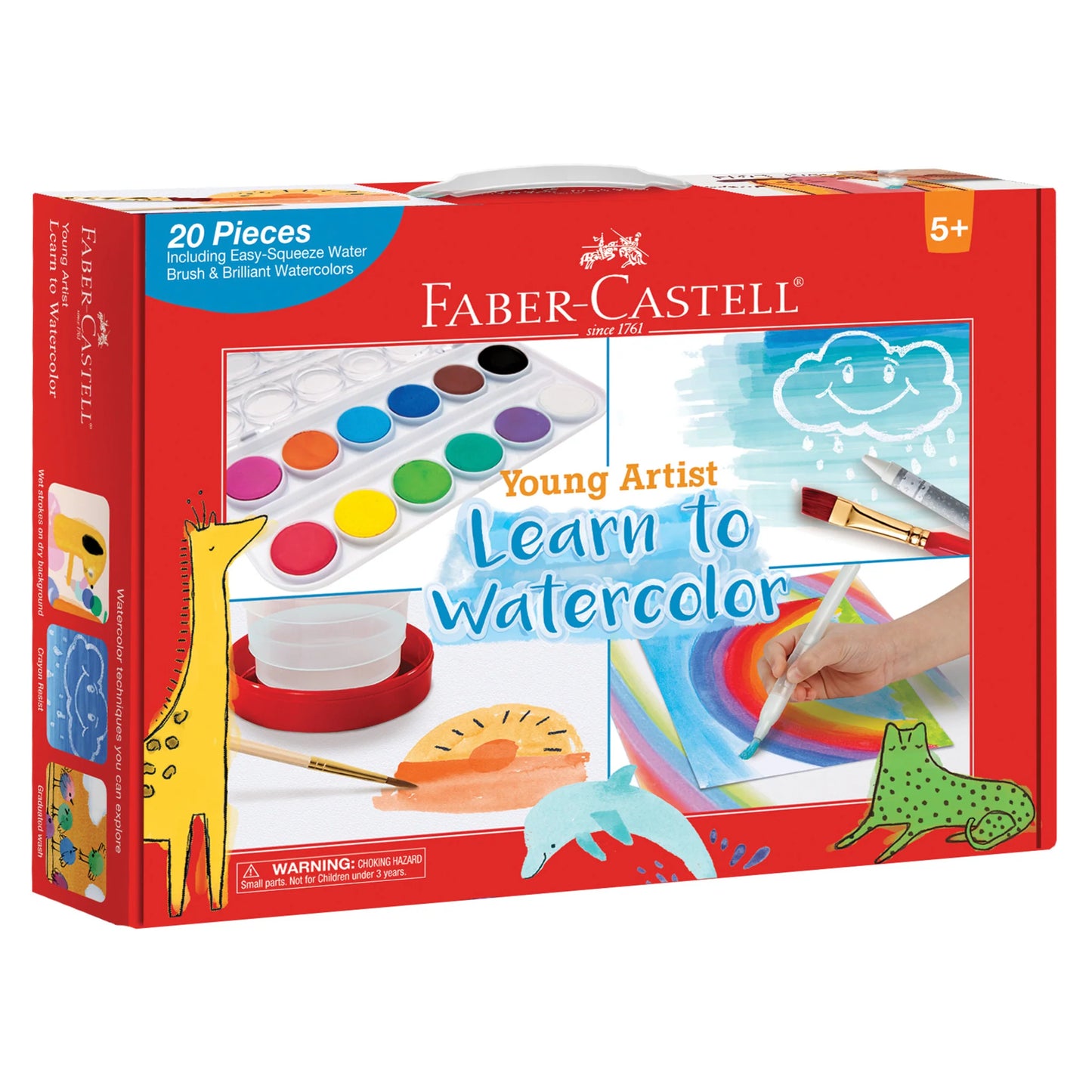 Young Artist Learn to Watercolor