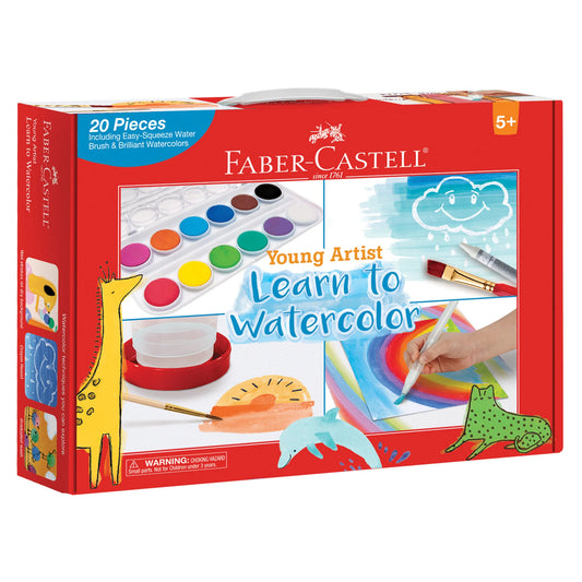 Young Artist Learn to Watercolor