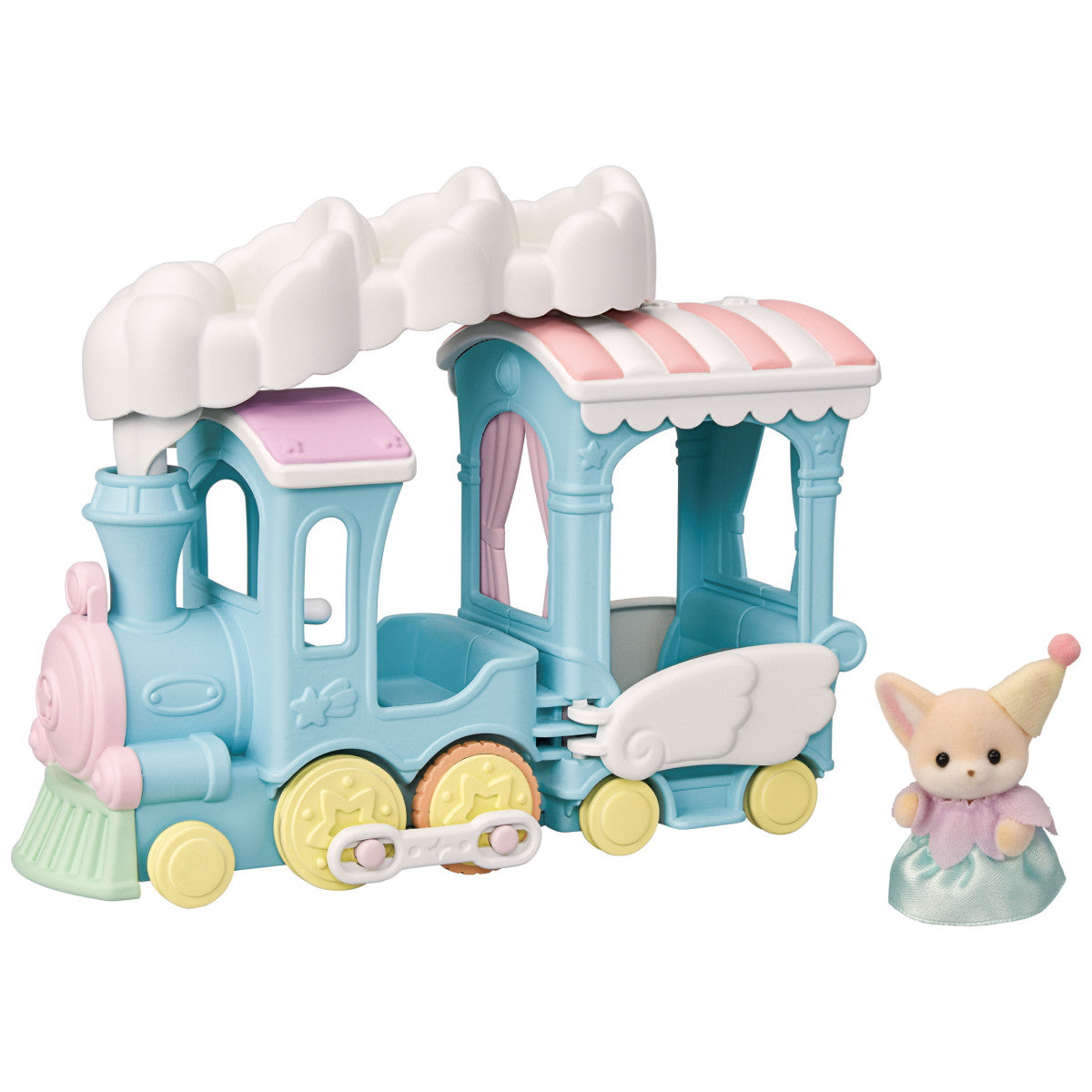 Calico Floating Cloud Rainbow Train