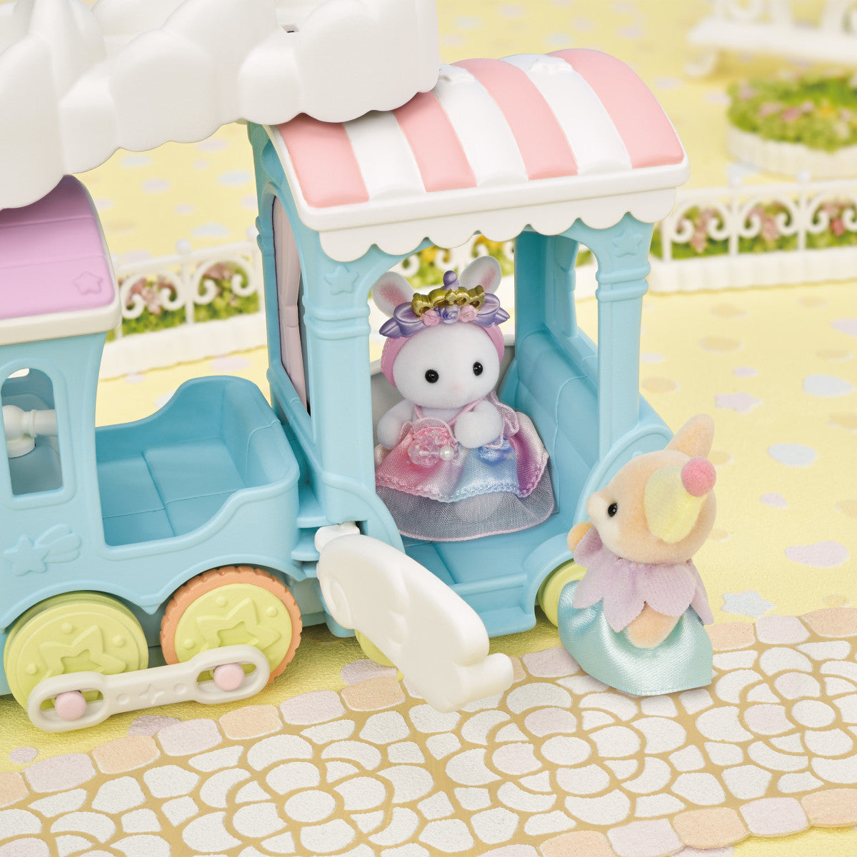 Calico Floating Cloud Rainbow Train