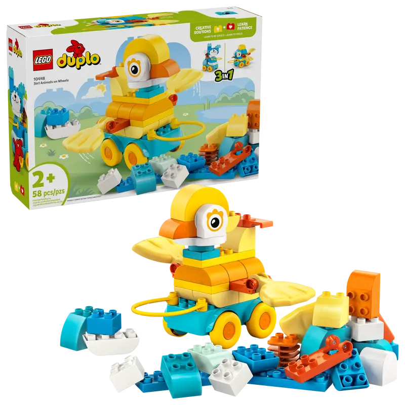 10448 Duplo  3 in 1 Animals on Wheels