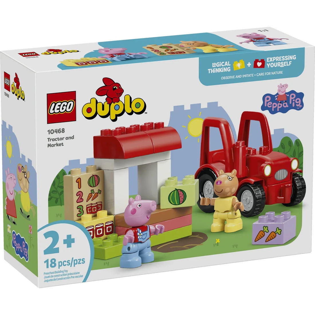10468 DUPLO Peppa Pig Tractor and Market