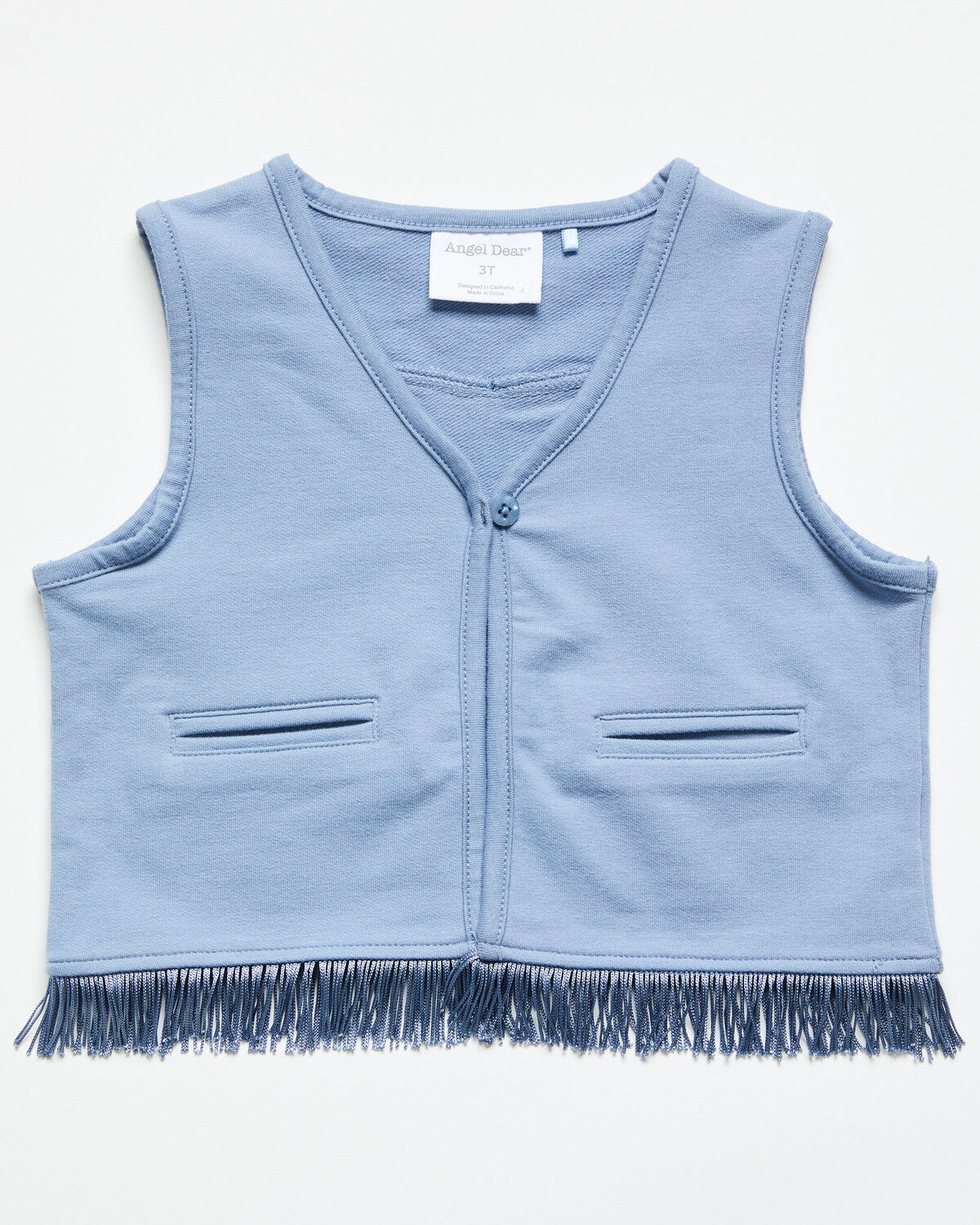 French Terry Western Fringe Vest