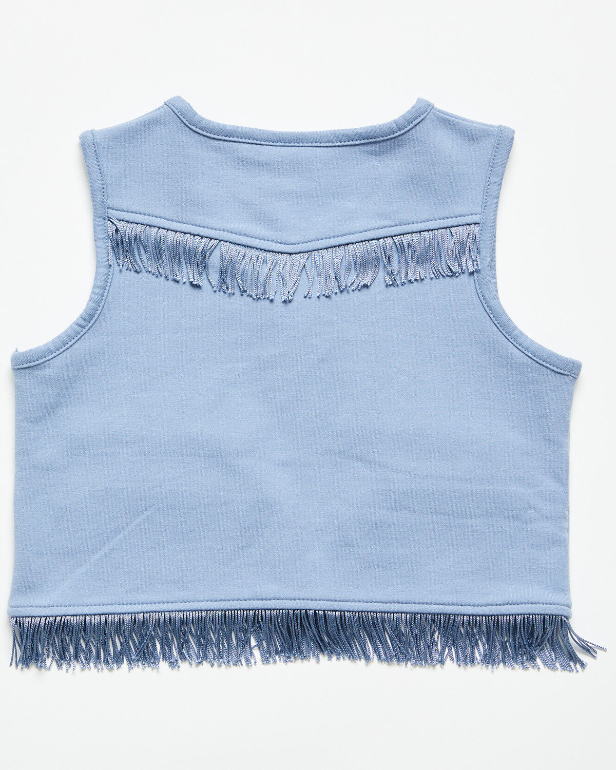 French Terry Western Fringe Vest