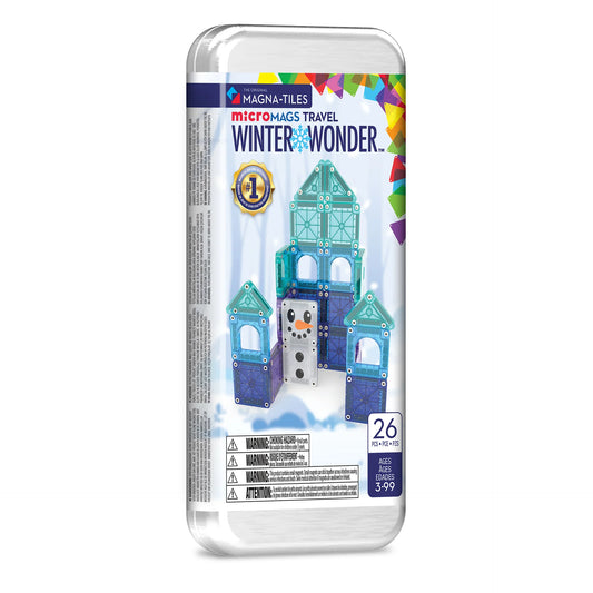 Magna-Tiles microMAGS Travel Winter Wonder