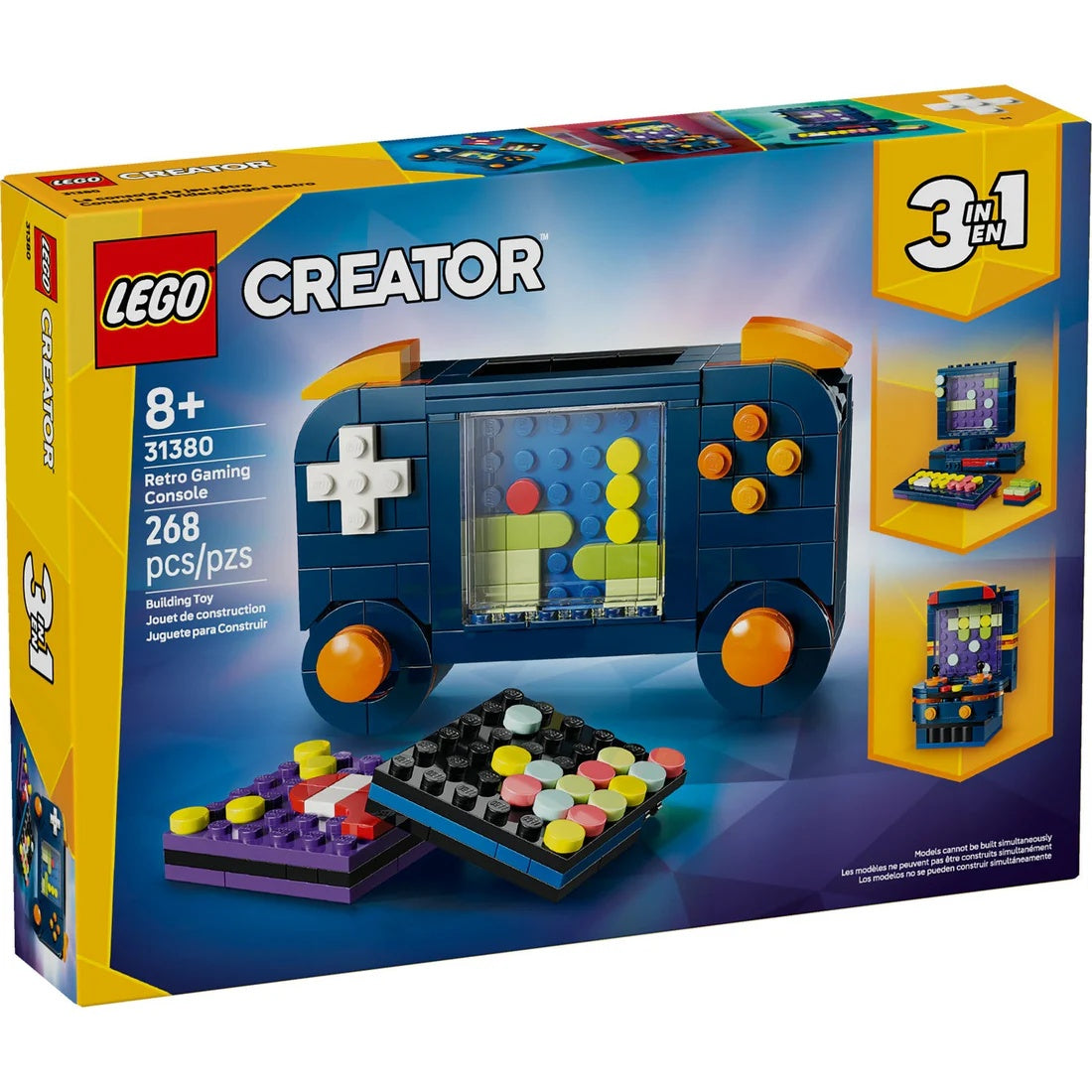 31380 Retro Gaming Console 3 in 1