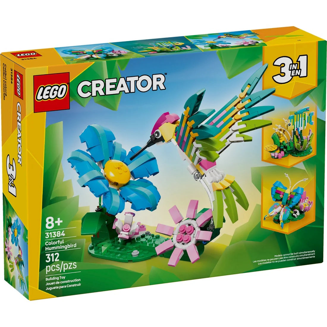 31384 Colorful Hummingbird 3 in 1