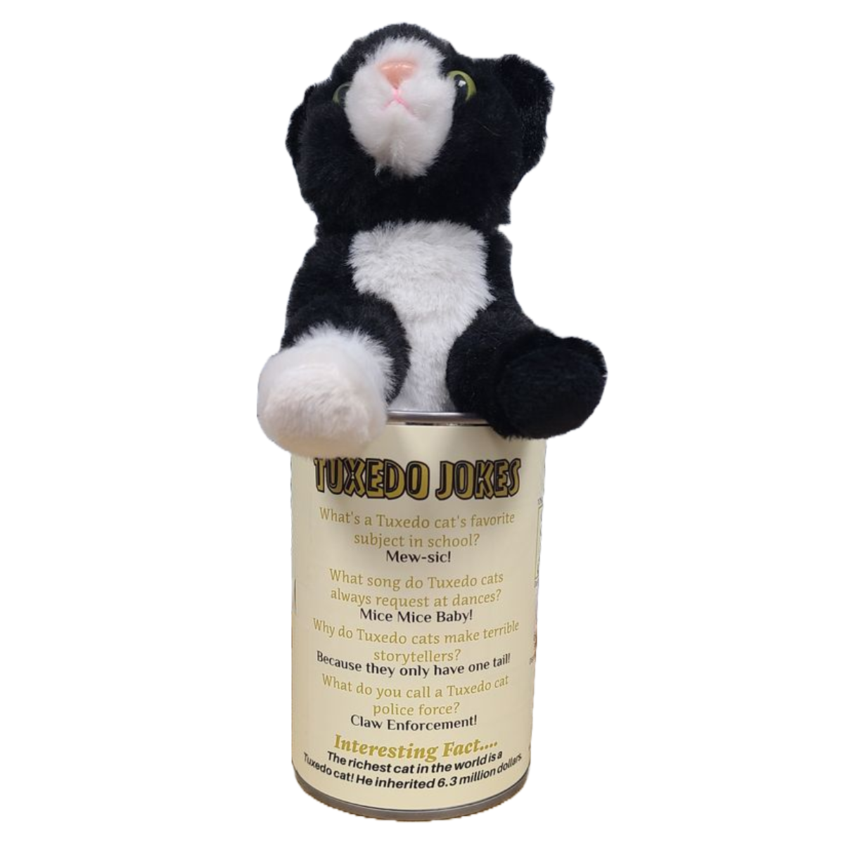Canned Tuxedo - Rescue Cat - Eco-Friendly and Recycled