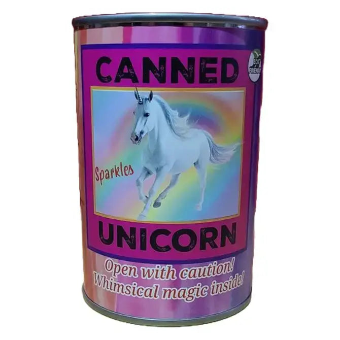 Sparkles the Canned Rainbow Unicorn Eco-Friendly Recycled