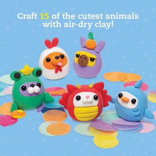 Air-Dry Clay Animal Party
