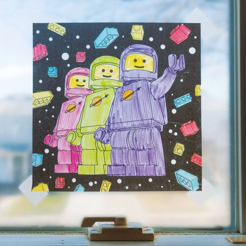 LEGO Stained Glass Art