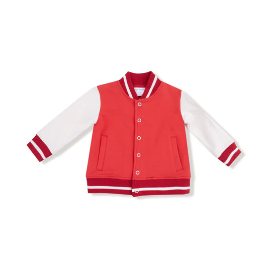 Varsity Red Letterman Jacket