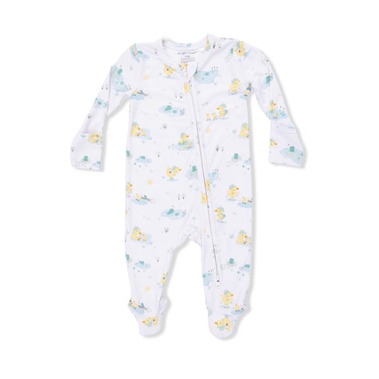 Frog & Duck Zipper Footie