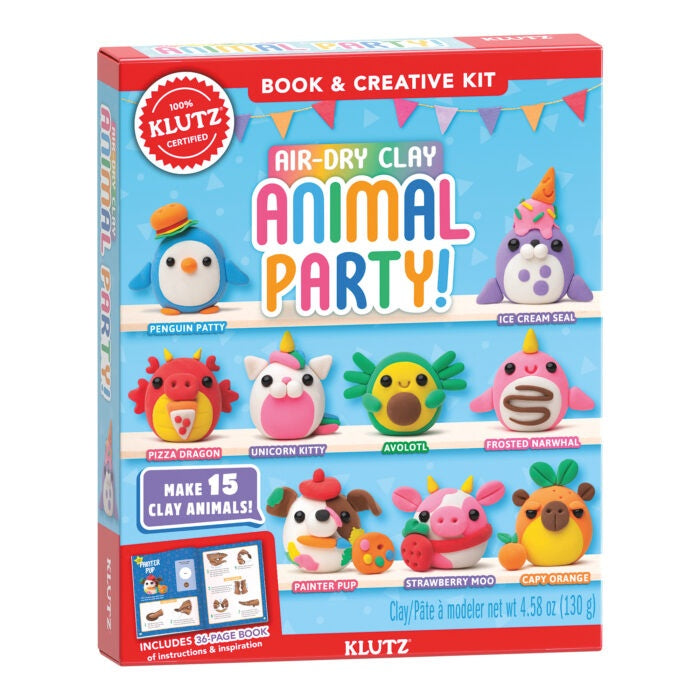 Air-Dry Clay Animal Party