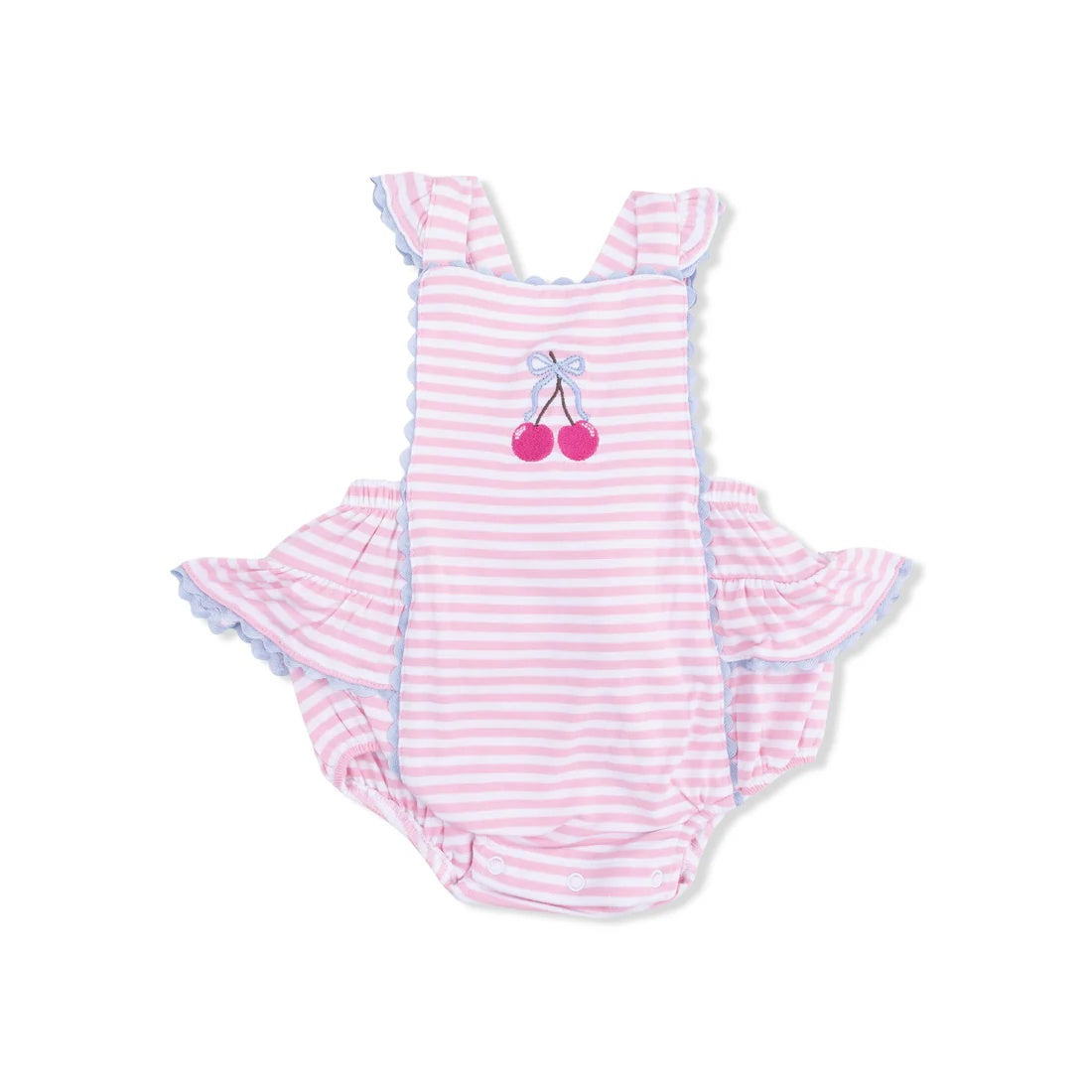 Striped Cherry Sunsuit