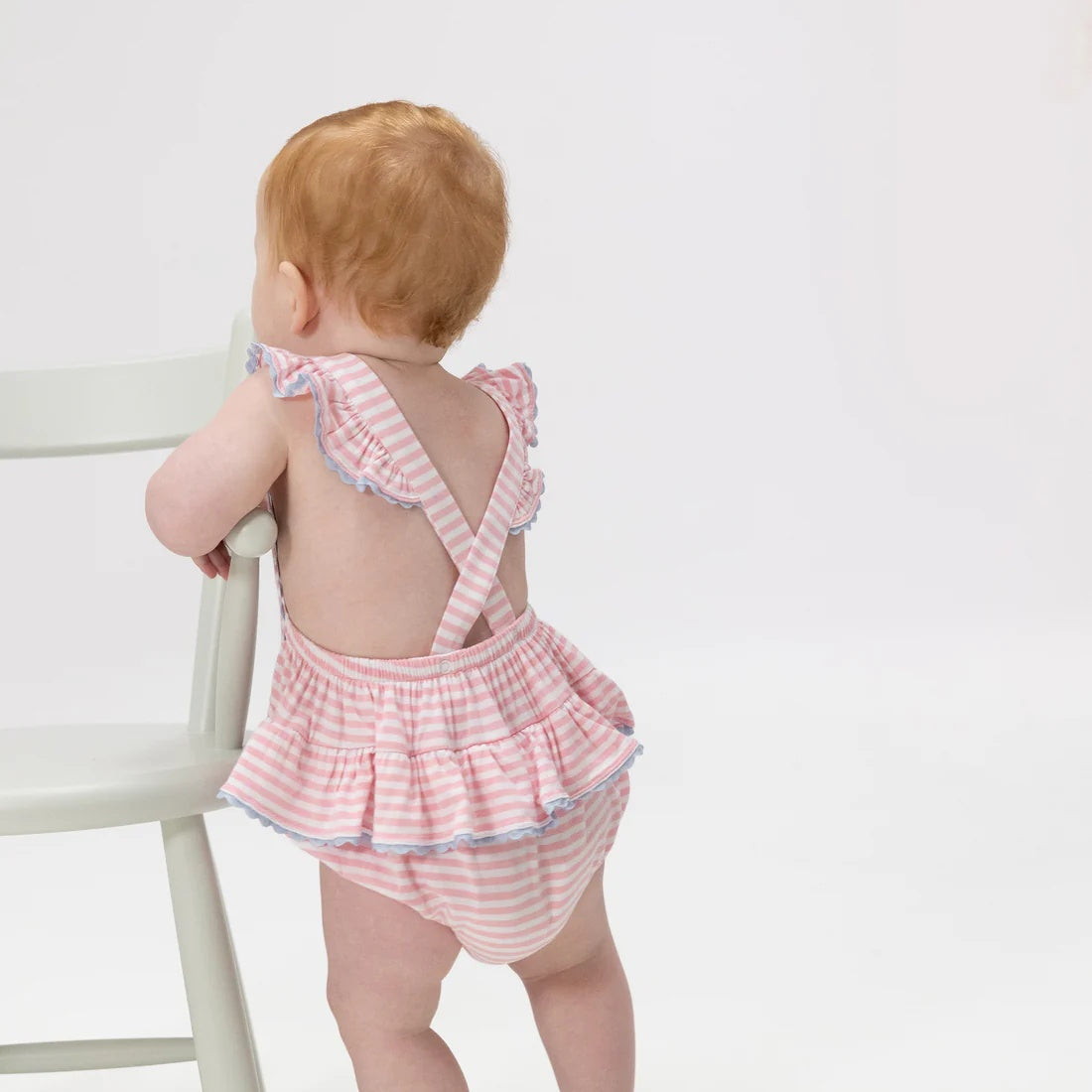 Striped Cherry Sunsuit