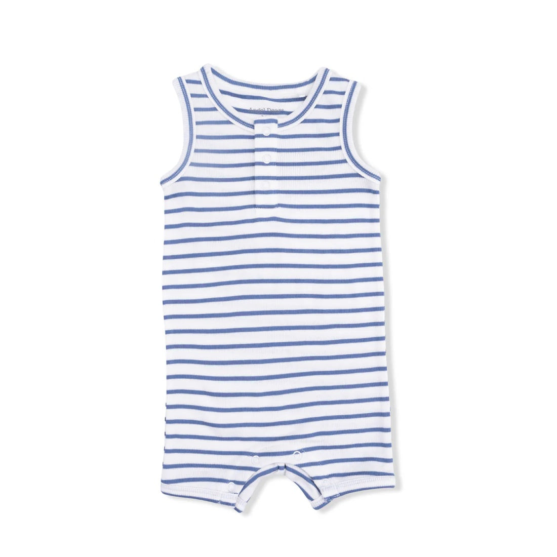 Navy Stripe Romper