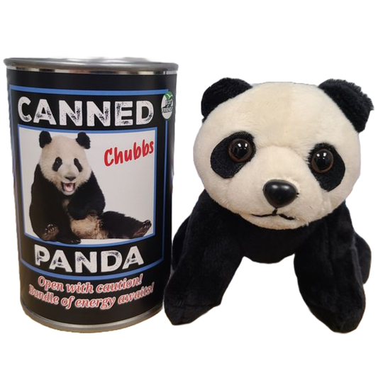 Canned Panda | Stuffed Animal Zoo Plush | Funny Jokes