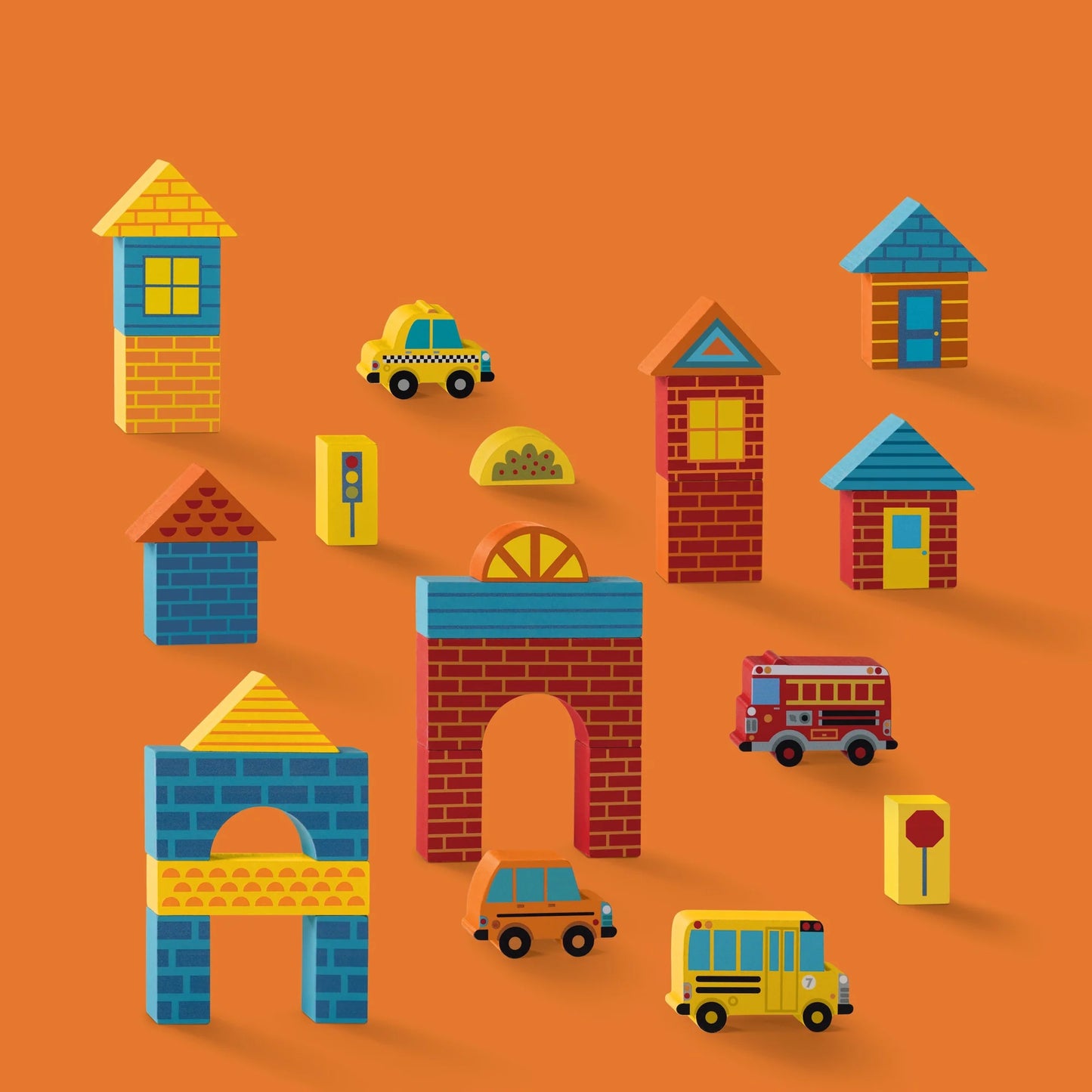 Build & Play Wood Blocks