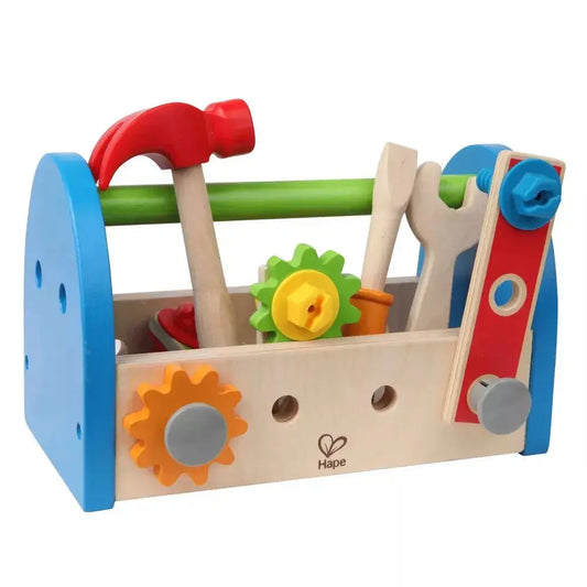 Fix It Kid's Wooden Tool Box and Accessory Play Set