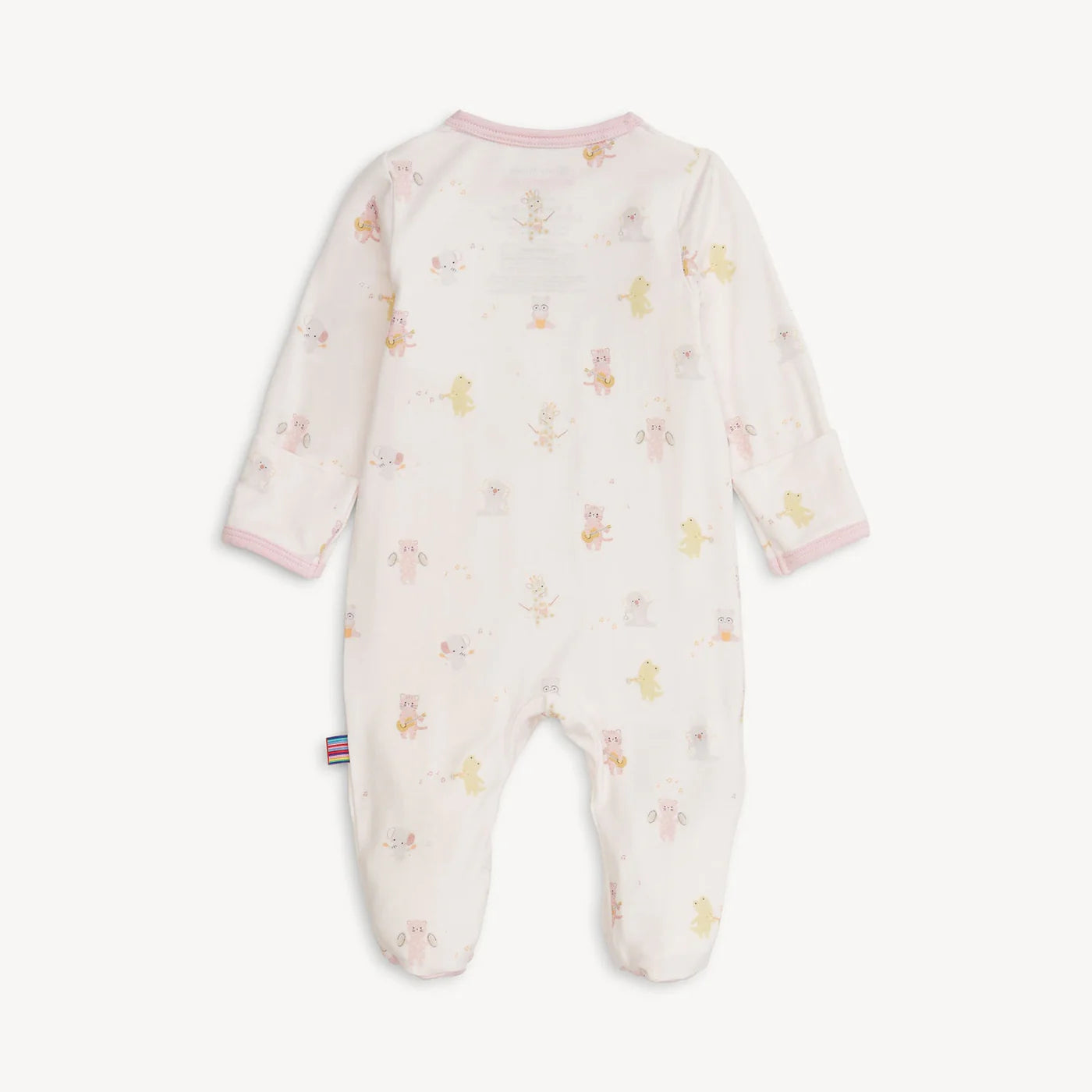 Baby Beats Pink Magnetic Footie