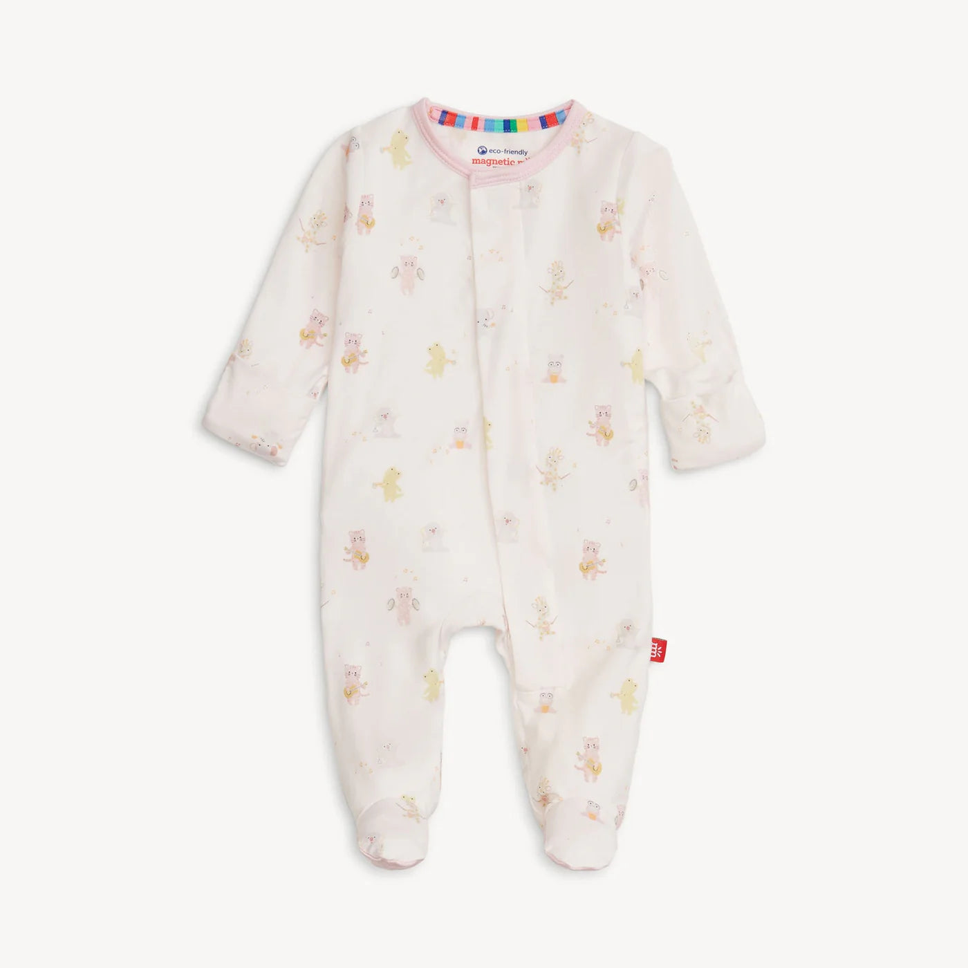 Baby Beats Pink Magnetic Footie