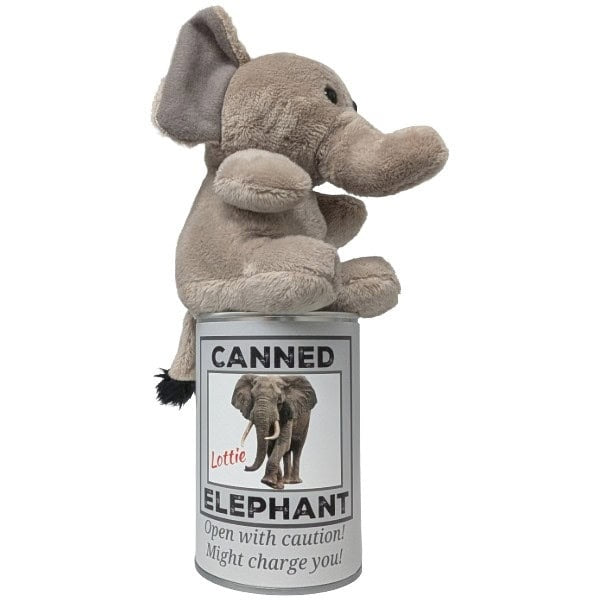 Canned Elephant | Stuffed Animal Plush