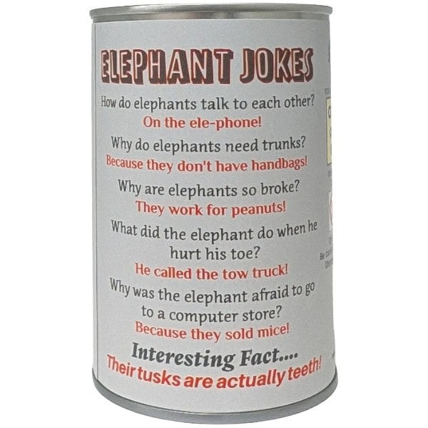 Canned Elephant | Stuffed Animal Plush