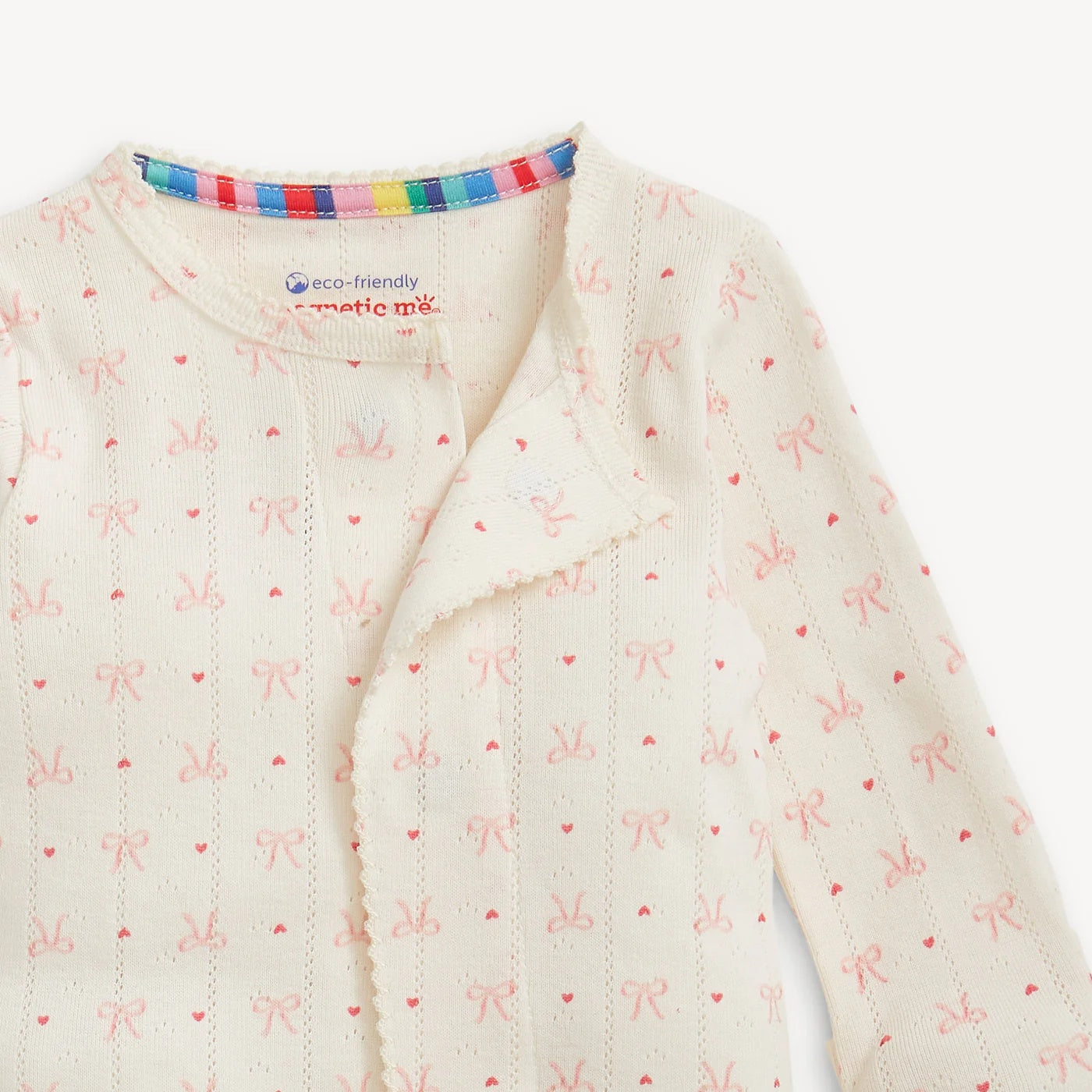 Heart and Bow Modal Footie