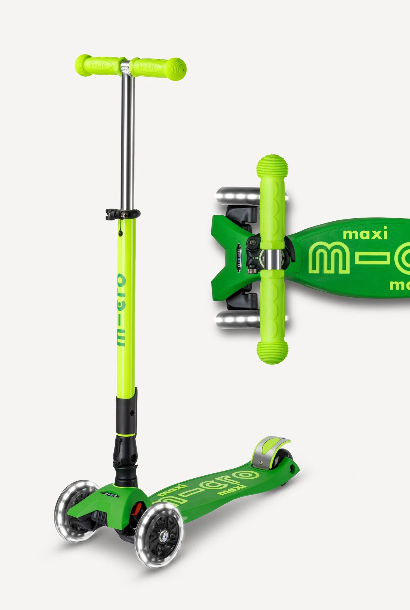 Micro Maxi Foldable LED Scooter