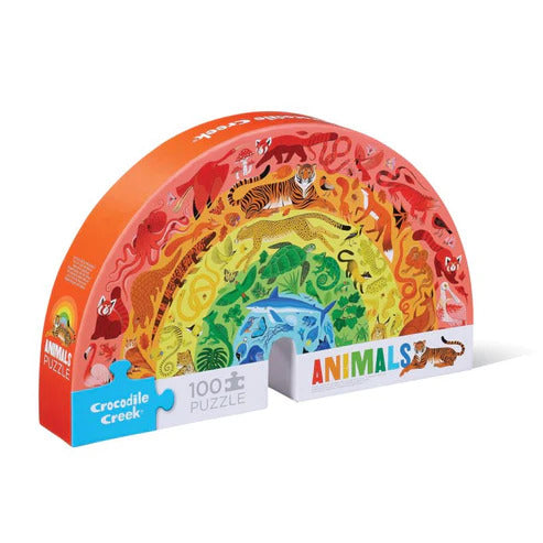 100 Pc Puzzle Rainbow Animals