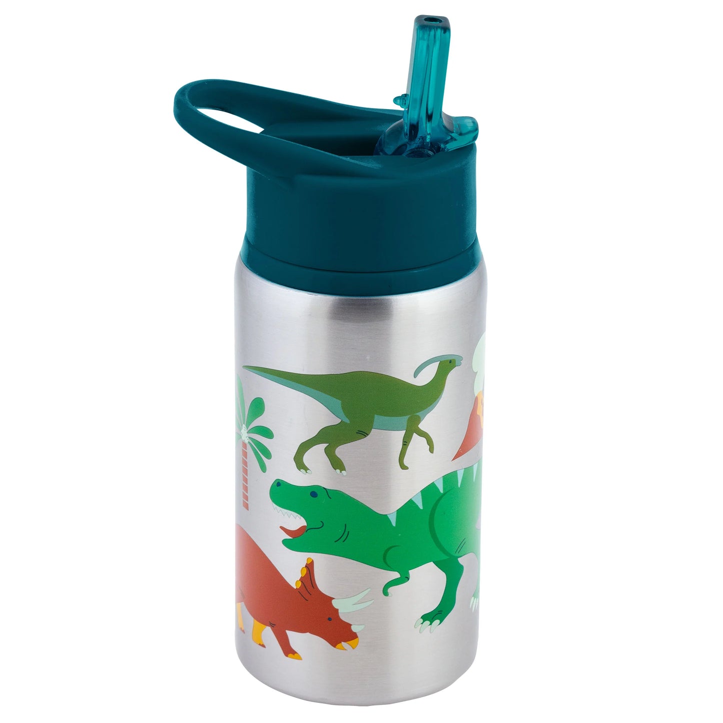 Flip Top Stainless Steel Water Bottle