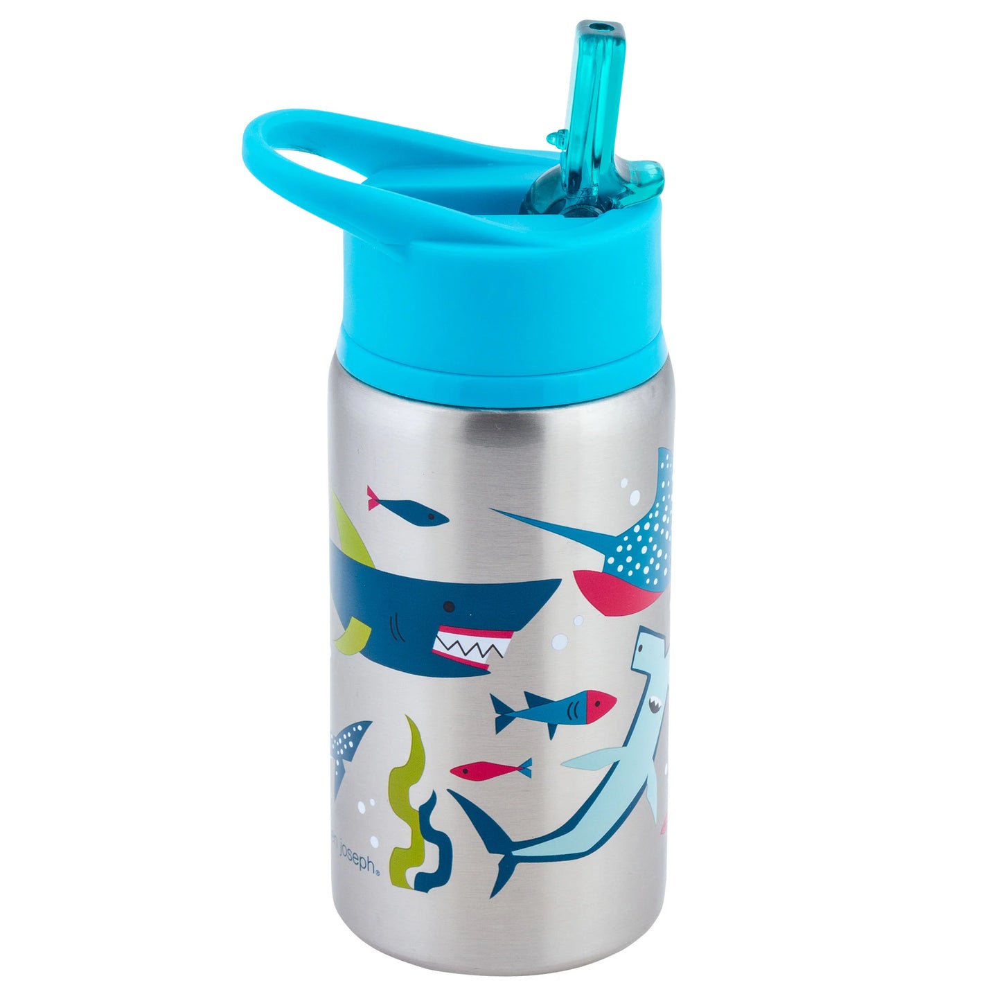 Flip Top Stainless Steel Water Bottle