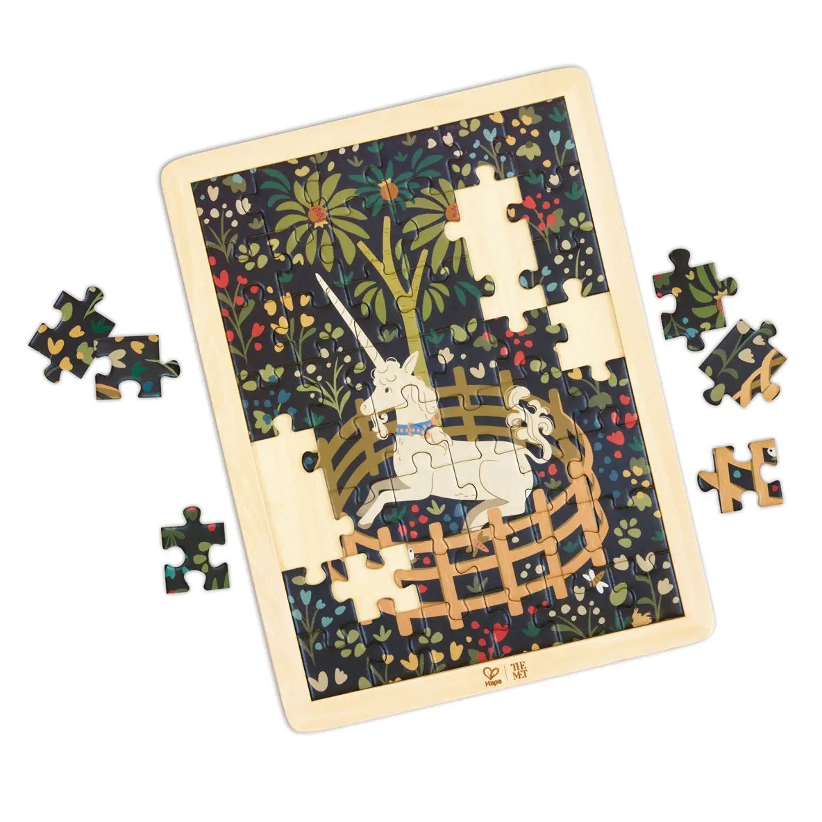 Unicorn in a Garden Puzzle