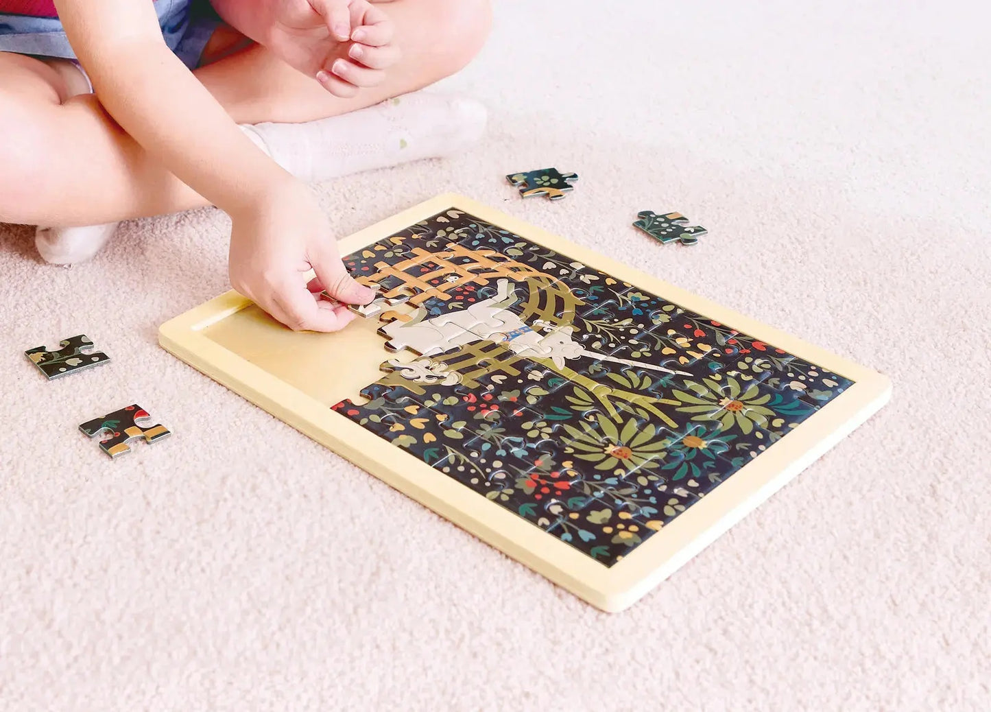 Unicorn in a Garden Puzzle