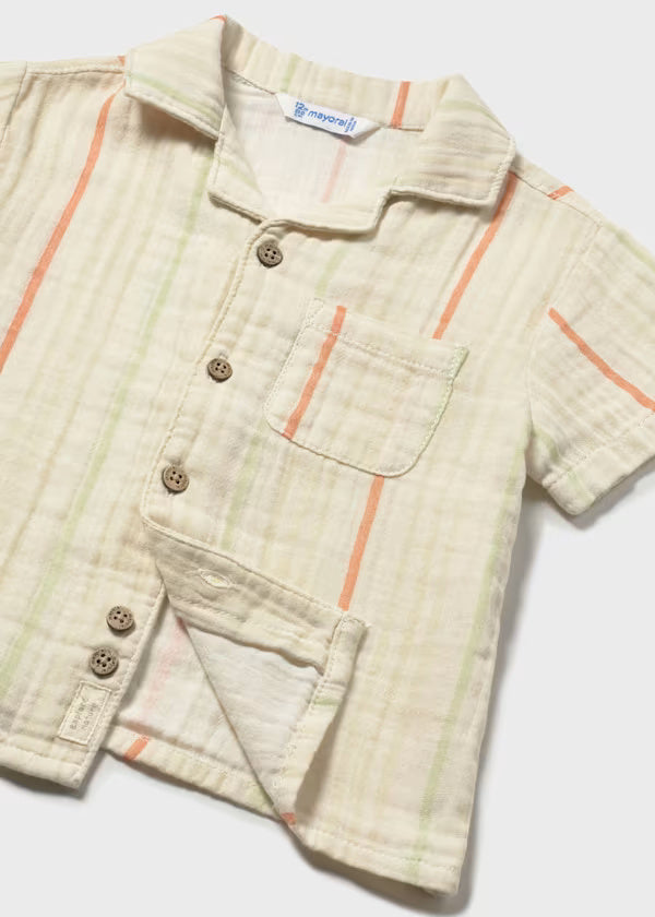 1113 Button-Down/Shorts SET