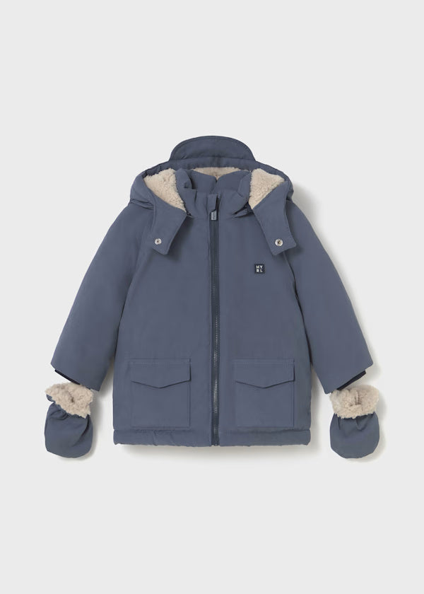 2421 Blue Coat w Mittens