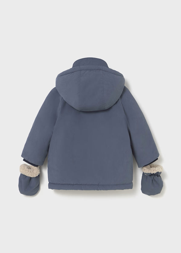 2421 Blue Coat w Mittens
