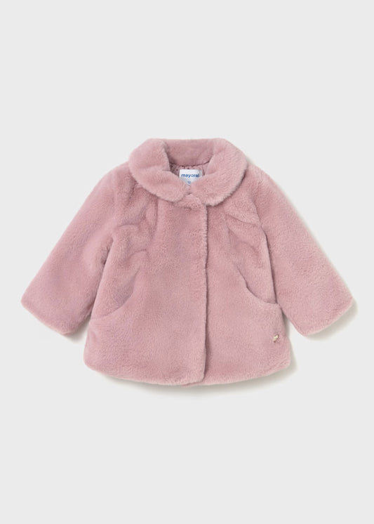 2434  Crystal Faux Fur Coat