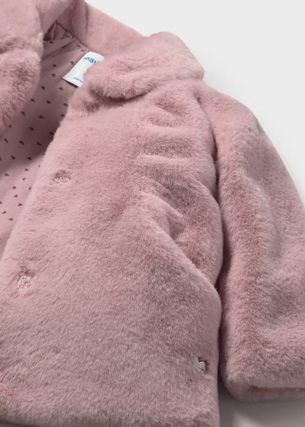 2434  Crystal Faux Fur Coat